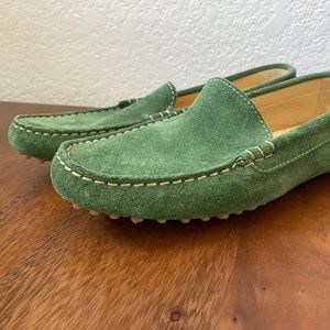 M. Gemi - The Felize Suede - Green - Driver Shoe - Size 40